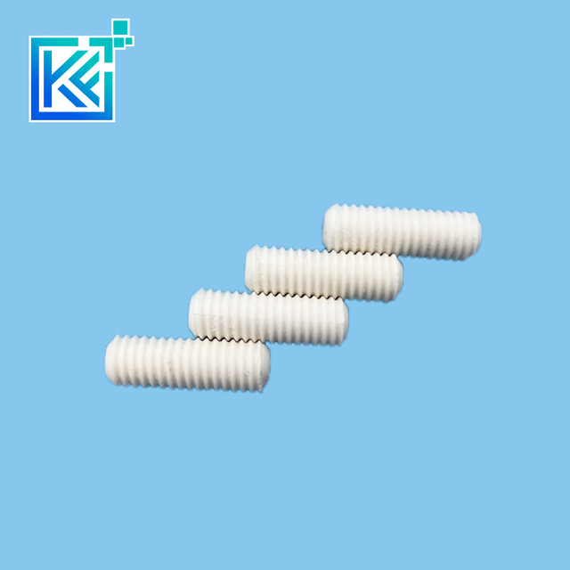 Manufacturer Customization Wear-Resistant Anti-Corrosion High Temperature Insulation Heat-Treatment Sintering Alumina Ceramic Mechanical Screws Fasteners