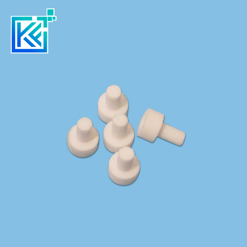 Manufacturer Customization Wear-Resistant High Temperature Anti-Corrosion Insulation Heat-Treatment Refractory Round Head Macor Ceramic Screws Fasteners