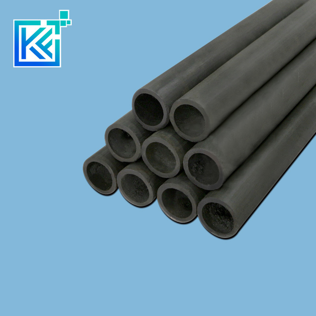 Manufacturer Customization Wear-Resistant High Temperature Anti-Corrosion Refractory Cylindrical Single-Bore Round Silicon Carbide Ceramic Furnace Tubes Pipes