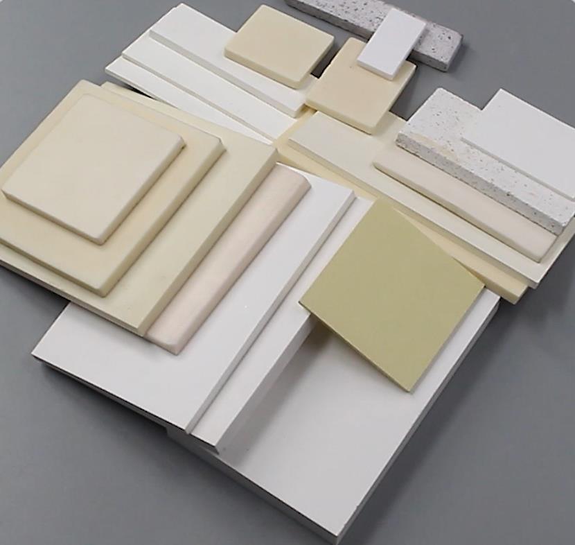 Manufacturer Customerization Wear-Resistant Anti-Corrosion High Temperature Heat-Treatment Magnesium Oxide Squre Rectangular Magnesia Ceramic Plates Substrates