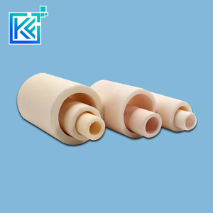 Manufacturer Customization Wear-Resistant High Temperature Anti-Corrosion Insulation Refractory Cerium Oxide Single-Bore Round Ceria Ceramic Tubes Pipes