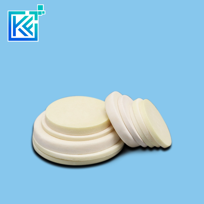 Manufacturer Customerization Wear-Resistant Anti-Corrosion High Temperature Hot-Treatment Yttrium Oxide Refractory Round Yttria Ceramic Boards Plates Substrates