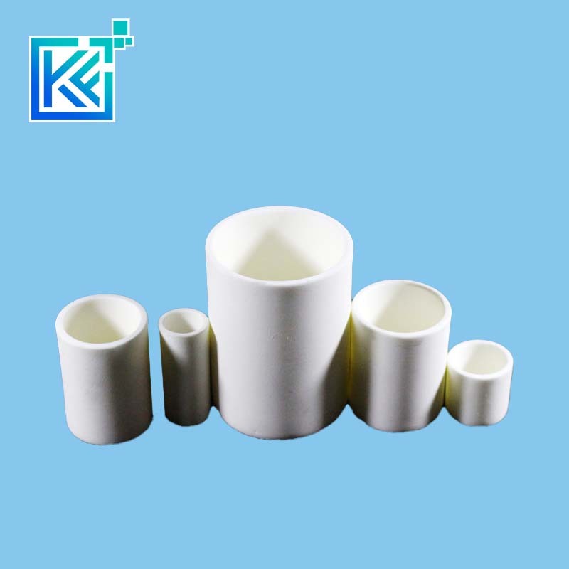 Manufacturer Customerization Wear-Resistant Anti-Corrosion High Temperature Heat-Treatment Sintering Magnesium Oxide Cylindrical Magnesia Ceramic Crucibles