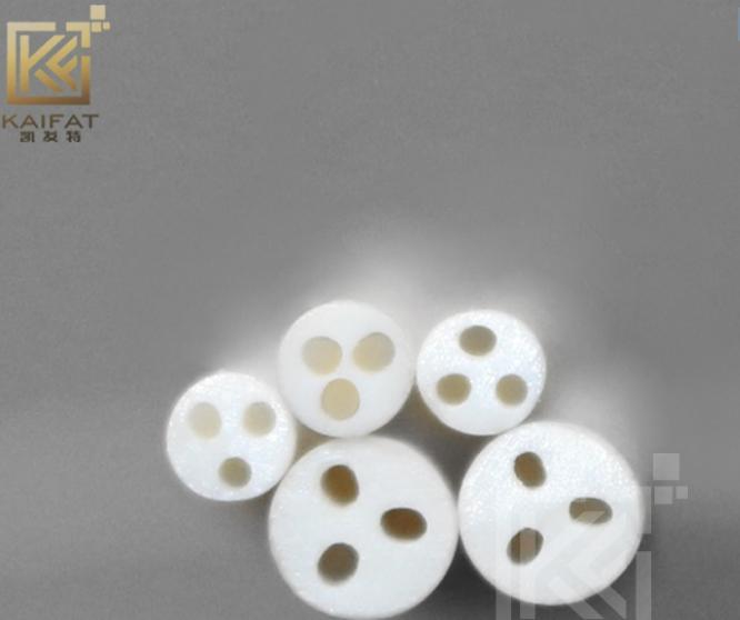 Manufacturer Customerization Round Three-Bore 99% Wear-Resistant Anti-Corrosion High Temperature Insulation Hot-Treatment Sintering Alumina Ceramic Pipse Tubes