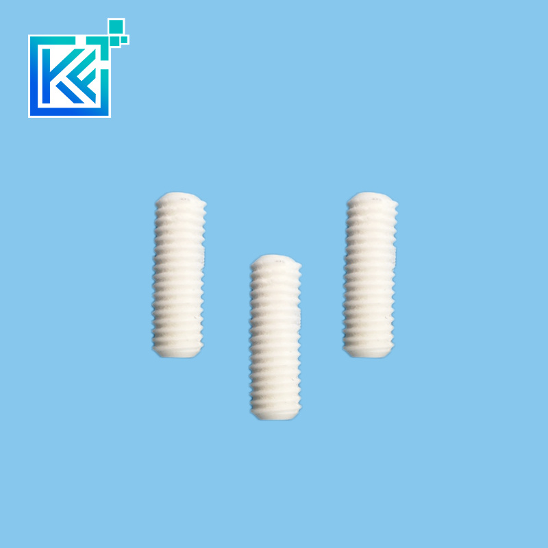 Manufacturer Customization Wear-Resistant Anti-Corrosion High Temperature Insulation Heat-Treatment Sintering Alumina Ceramic Mechanical Screws Fasteners